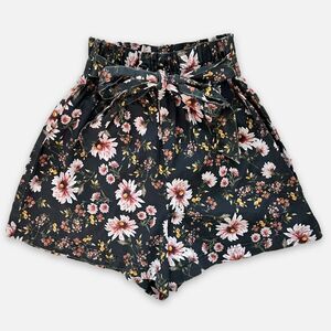 Wild Fable Cottage Floral Shorts High Rise Wide Leg Stretch Women's XS